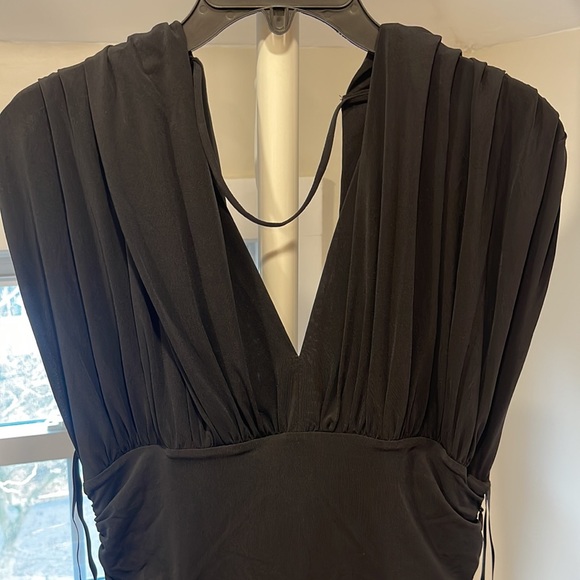 NWT BCBG MaxAzria touched dress in black, size Large - Picture 2 of 6
